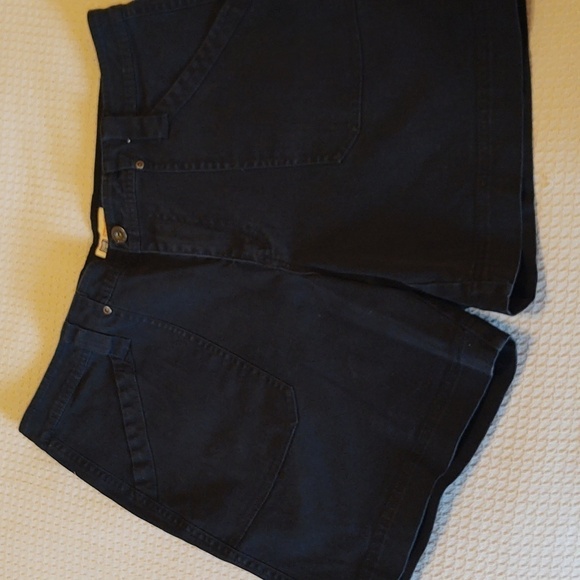 Faded Glory Stretch Women's Black Denim Shorts - Picture 1 of 9